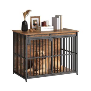 Dog Kennel with Sliding Barn Door