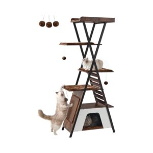 72.4-Inch Modern Cat Tower